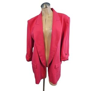 Zara Size XXL Pink Blazer Jacket